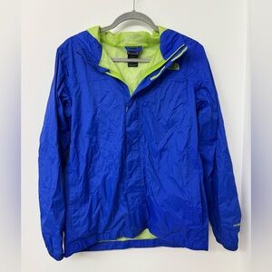 The North Face Royal Blue Jacket with Yellow Logo